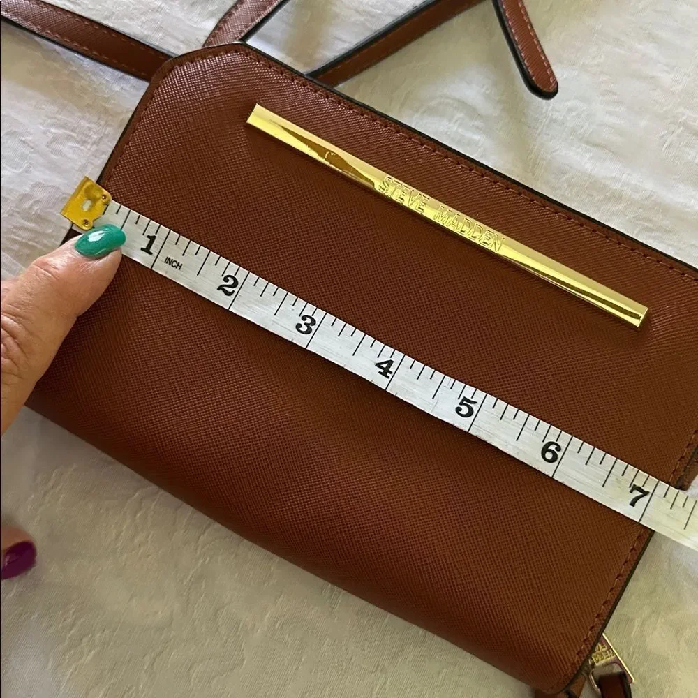 Steve Madden Brown Bkarlee Crossbody Bag Wallet